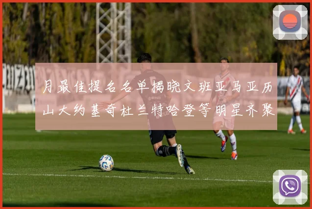 月最佳提名名单揭晓文班亚马亚历山大约基奇杜兰特哈登等明星齐聚争夺荣誉
