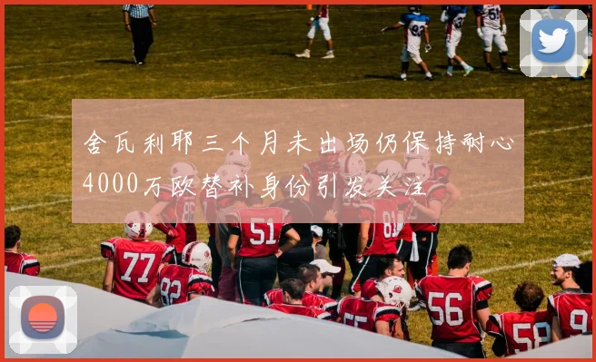 舍瓦利耶三个月未出场仍保持耐心4000万欧替补身份引发关注